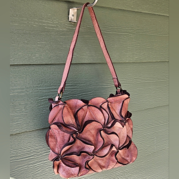 Costanza Rota Handbags - Pink Leather Appliqué Bag